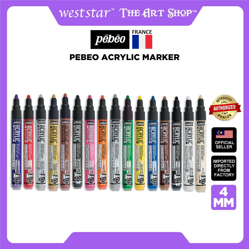[Weststar TAS] Pebeo Acrylic Marker  |  Art Marker 4mm