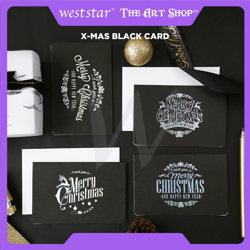 [Weststar TAS] X-mas Black Card Christmas Card