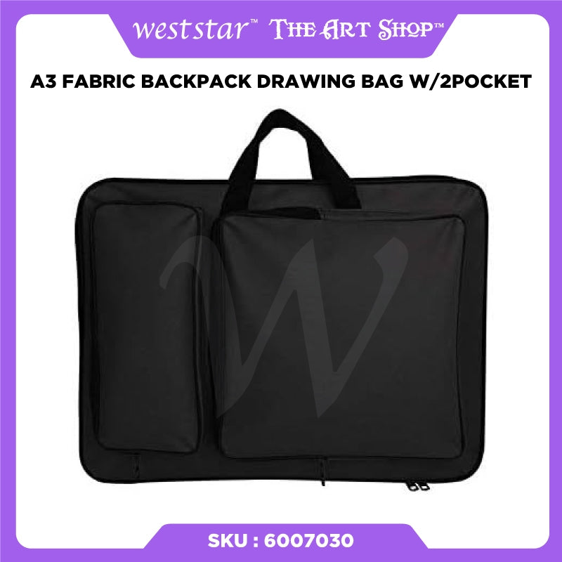 [Weststar TAS] A3 Fabric Backpack Drawing Bag w/2pocket