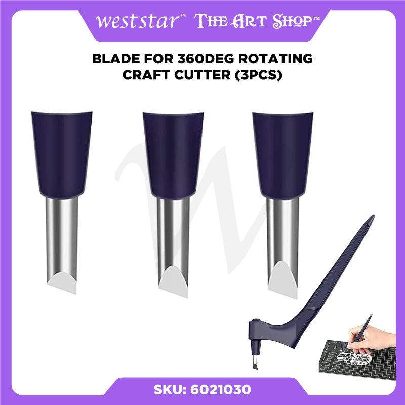 [Weststar TAS] Blade for 360deg Rotating Craft Cutter (3pcs)