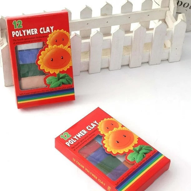 [Weststar TAS] PolymerClay 175g/12colour (Paper Box without Accessories)