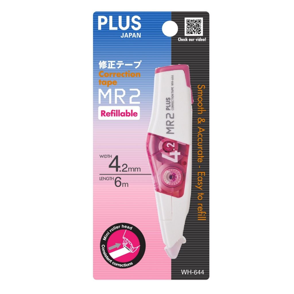 Correction Tape PLUS MR2 - Whiper Roller White Out Pen Best