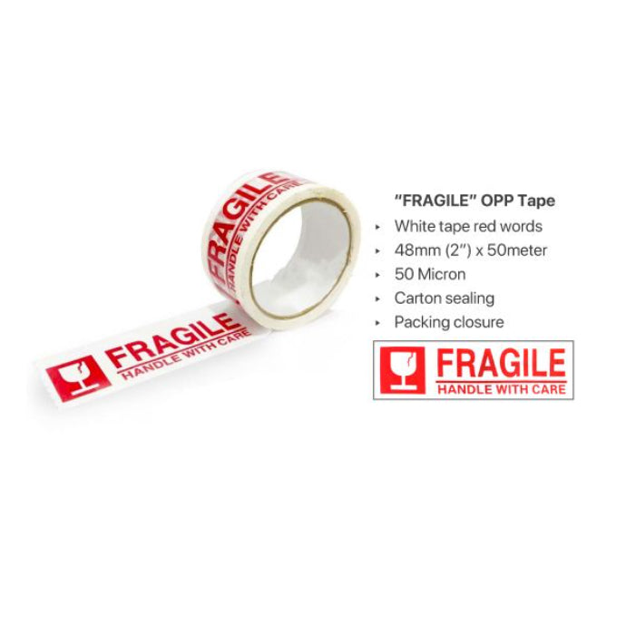 [WESTSTAR] FRAGILE 48mm*50mtr OPP Tape