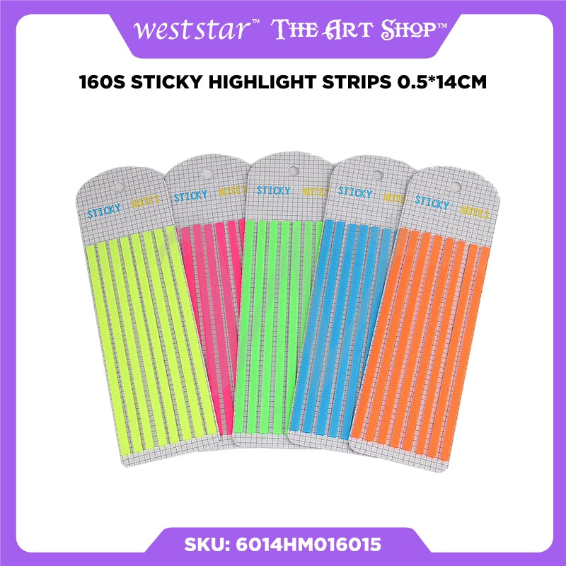 [Weststar TAS] 160s Sticky Highlight Strips 0.5*14cm