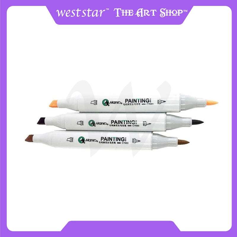 [Weststar TAS] Marie's C7688 Alcohol- based Art Marker Set - 12 / 24 / 36 / 48 / 60 / 80 Colour