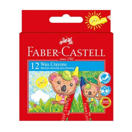 [Weststar TAS] Faber Castell Wax Crayon 12/24 Colours