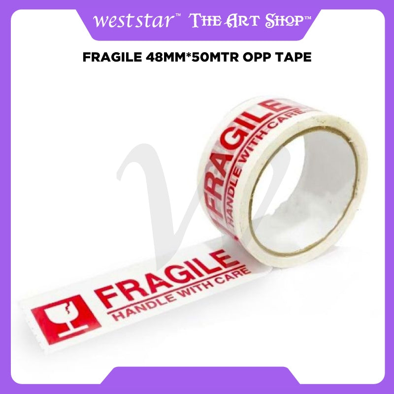 [WESTSTAR] FRAGILE 48mm*50mtr OPP Tape