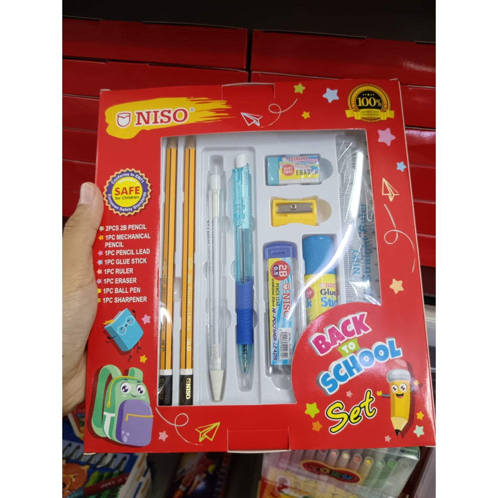 [WESTSTAR] Niso BTS008 Back To School Stationery Set Hadiah Kanak kanak Alat Tulis