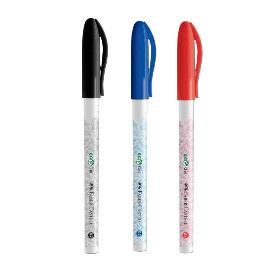 [WESTSTAR] (1pc) Faber New Eco Gel Pen - 0.5/0.7 (Black / Blue / Red)