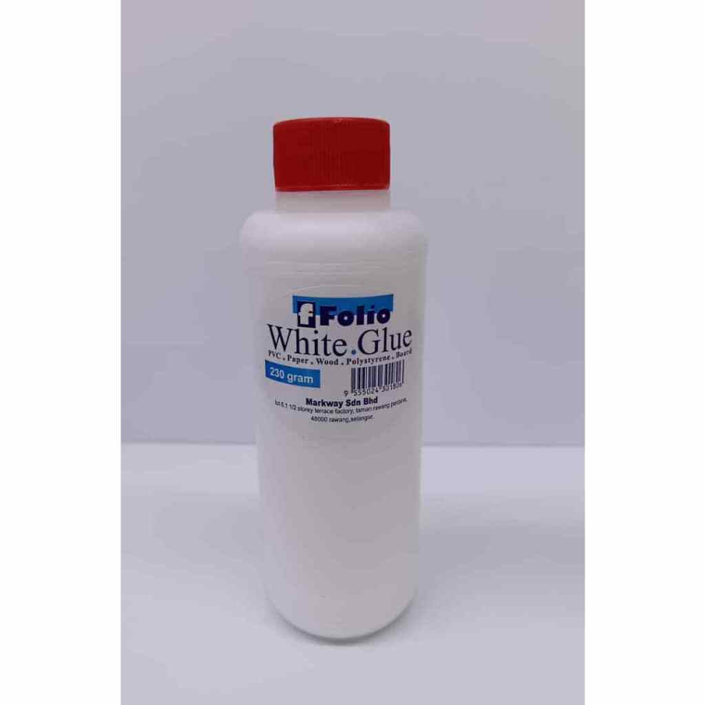 [WESTSTAR] FOLIO PVA Office Clear Glue Transparent / White Glue 230g/1000g