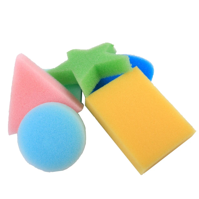 [Weststar TAS] HM114078 6p Mix Shape Sponge Without Handle