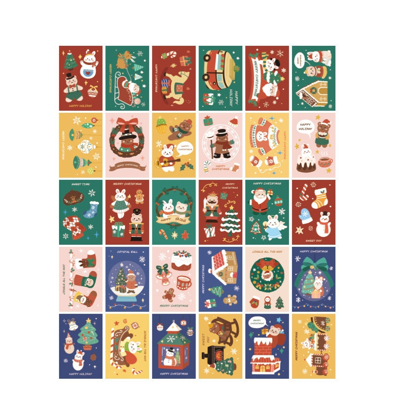 [Weststar TAS] Christmas Card 30 Designs Per Pack