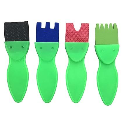 [Weststar TAS] HM-009 Eva Foam Brush 4pcs Asst Set