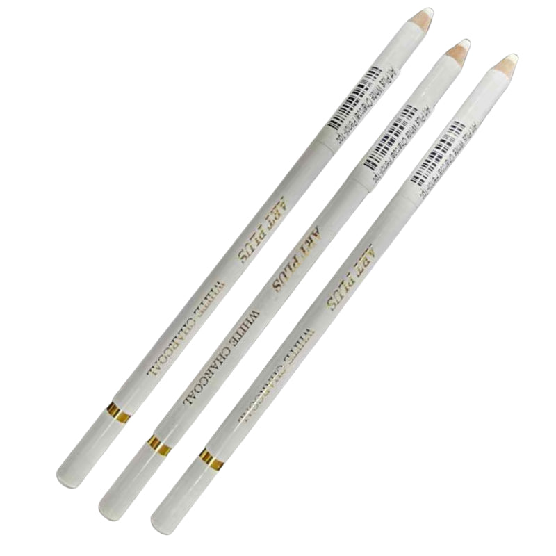 [Weststar TAS] Art Plus White Charcoal Pencil-Med-1pc