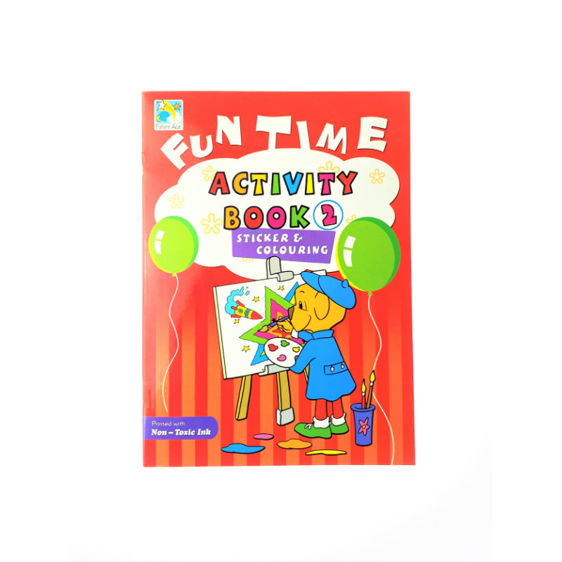 [WESTSTAR] Future Ace FA 7008E B5 Fun Time Activity Book for Kids 2 / Sticker Book / Buku Sticker Kanak-kanak