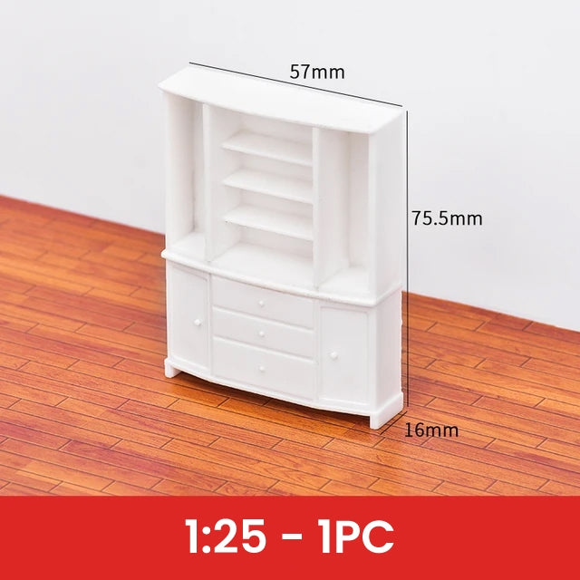 [Weststar] Dining Chair, Office Car, Book Cabinet & Bar Cabinet for Model for Architectural Scale Model Building