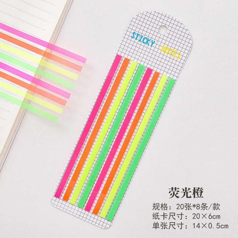 [Weststar TAS] 160s Mix Col Sticky Highlight Strips 0.5*14cm