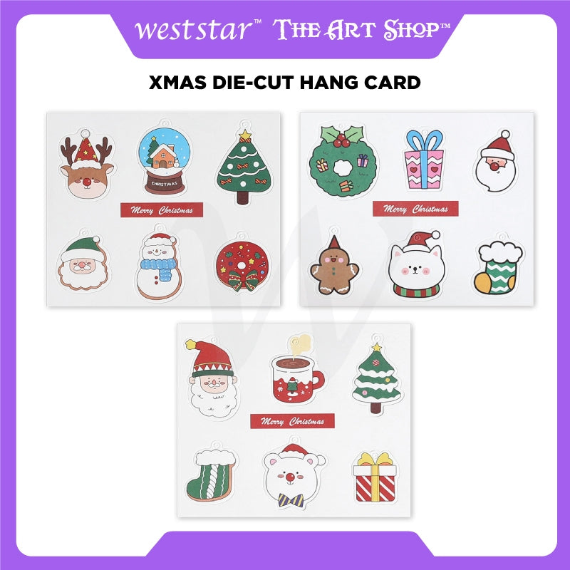 [Weststar TAS] Xmas Die-cut Hang Card