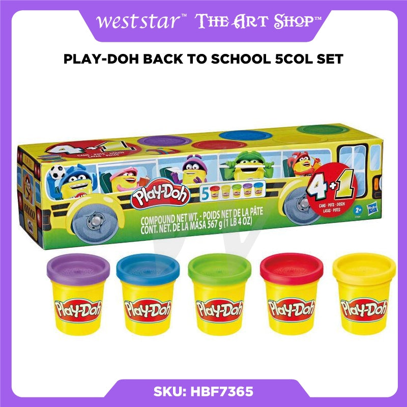 [Weststar TAS] Play-Doh Back To School 5col Set