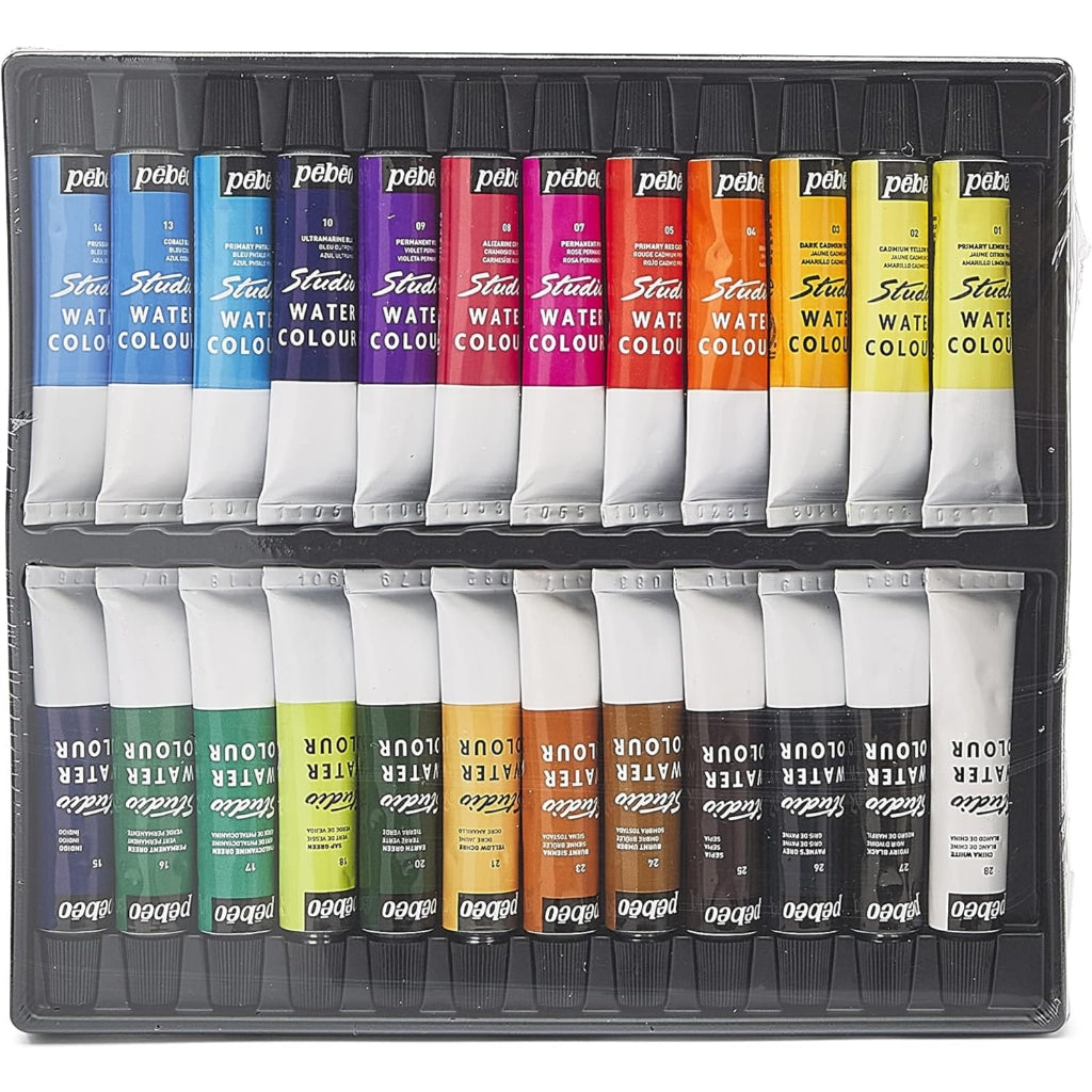 [Weststar TAS] Pebeo Aquarelle Watercolour 12ml set - 12 Colours / 18Colours / 24Colours