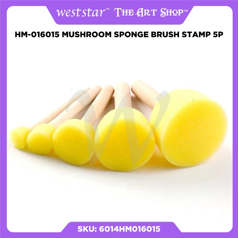 [Weststar TAS] HM-016015 Mushroom Sponge Brush Stamp 5p