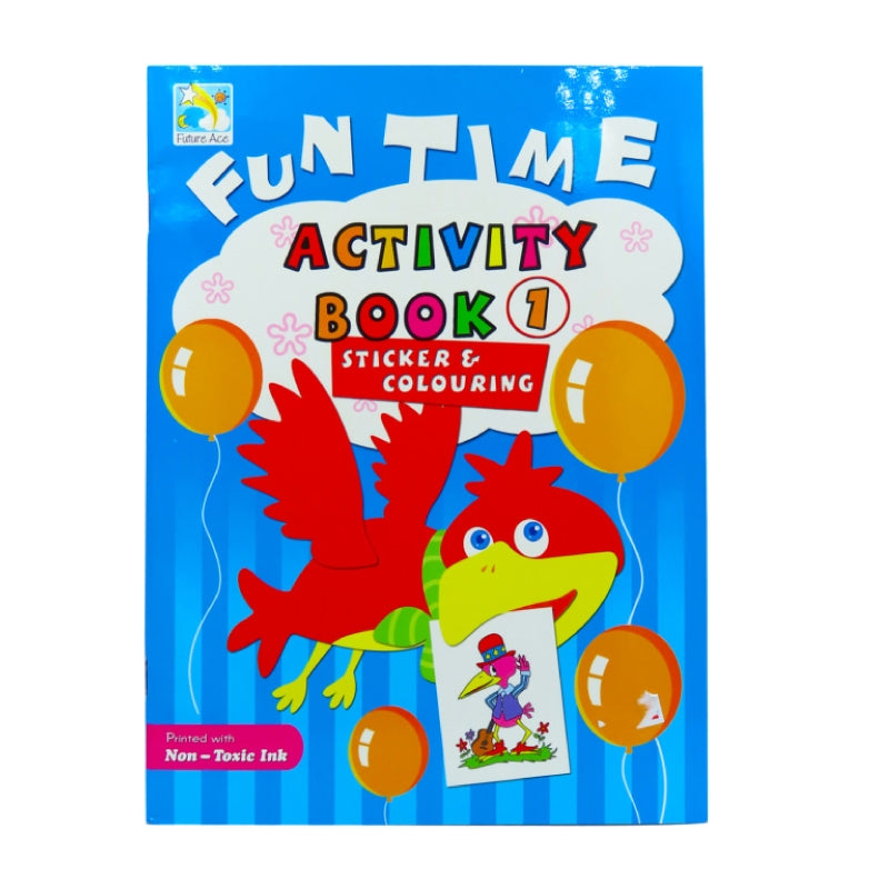 [WESTSTAR] Future Ace FA 7008E B5 Fun Time Activity Book for Kids 1 / Sticker Book / Buku Sticker Kanak-kanak