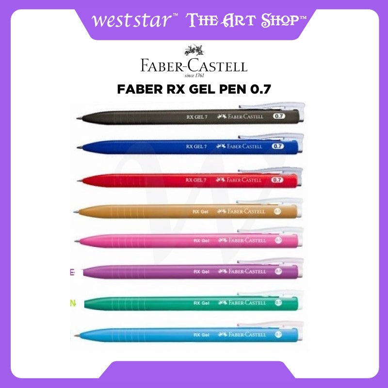 [WESTSTAR] (1pc) Faber RX Gel Pen 0.7