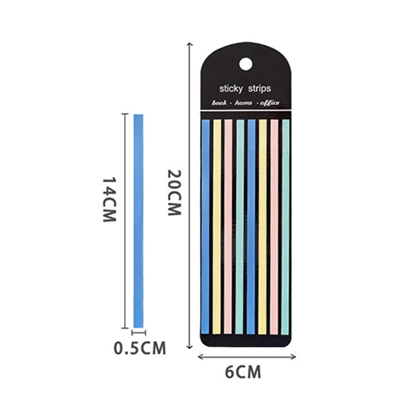 [Weststar TAS] 160s Mix Col Sticky Highlight Strips 0.5*14cm