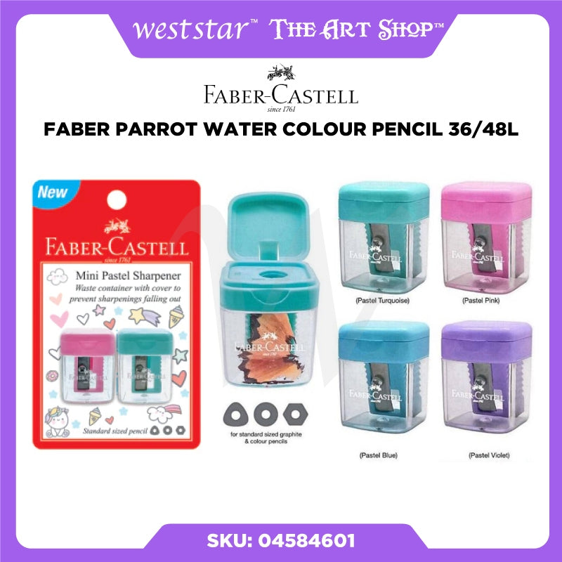 [Weststar TAS] Faber Mini Pastel Sharpener 2pcs/card