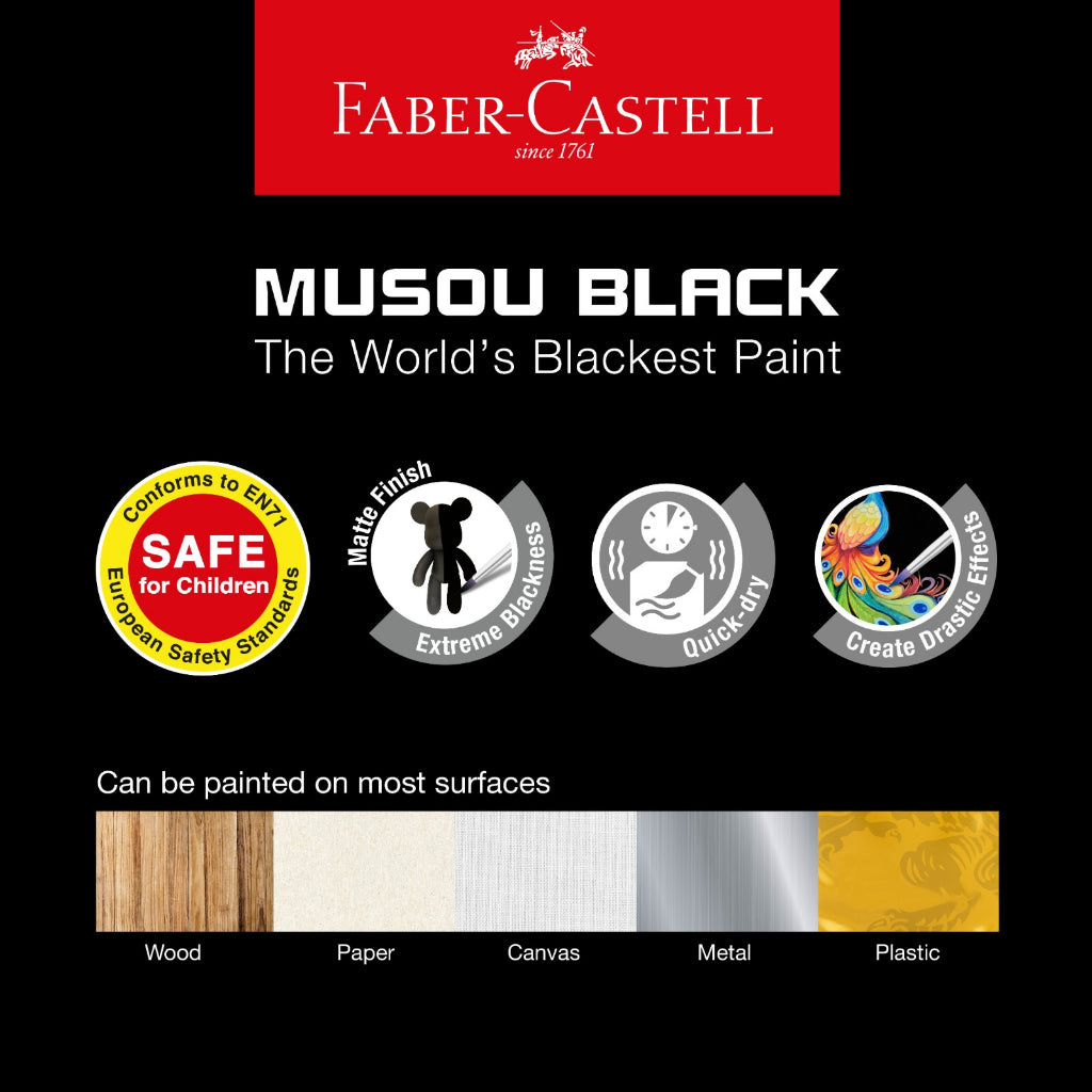 [Weststar] Faber MUSOU BLACK Paint 15ml x 2btls