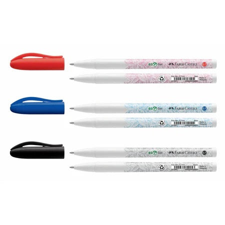 [WESTSTAR] (1pc) Faber New Eco Gel Pen - 0.5/0.7 (Black / Blue / Red)