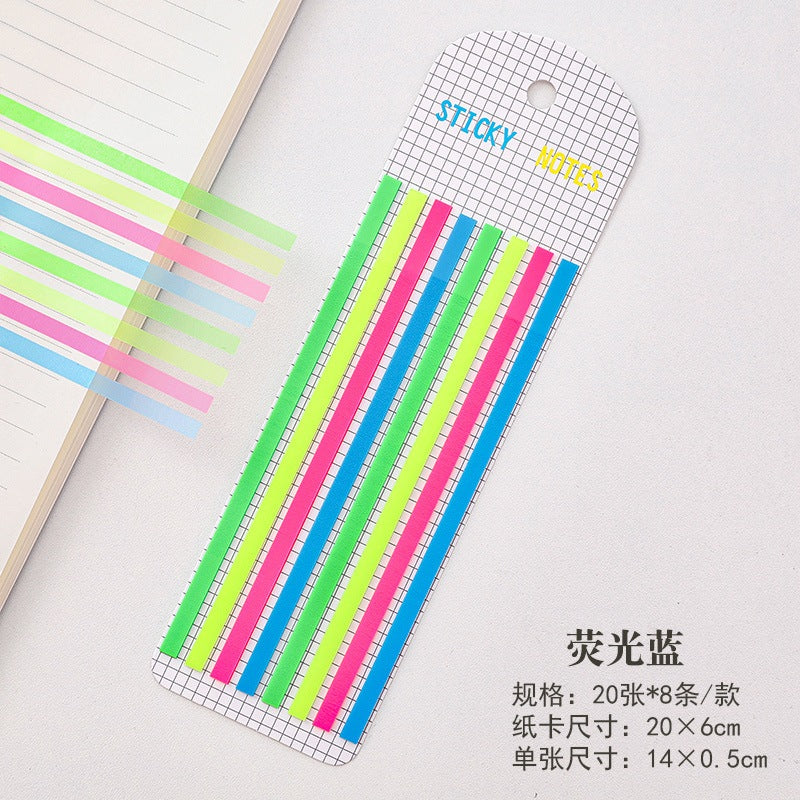 [Weststar TAS] 160s Mix Col Sticky Highlight Strips 0.5*14cm