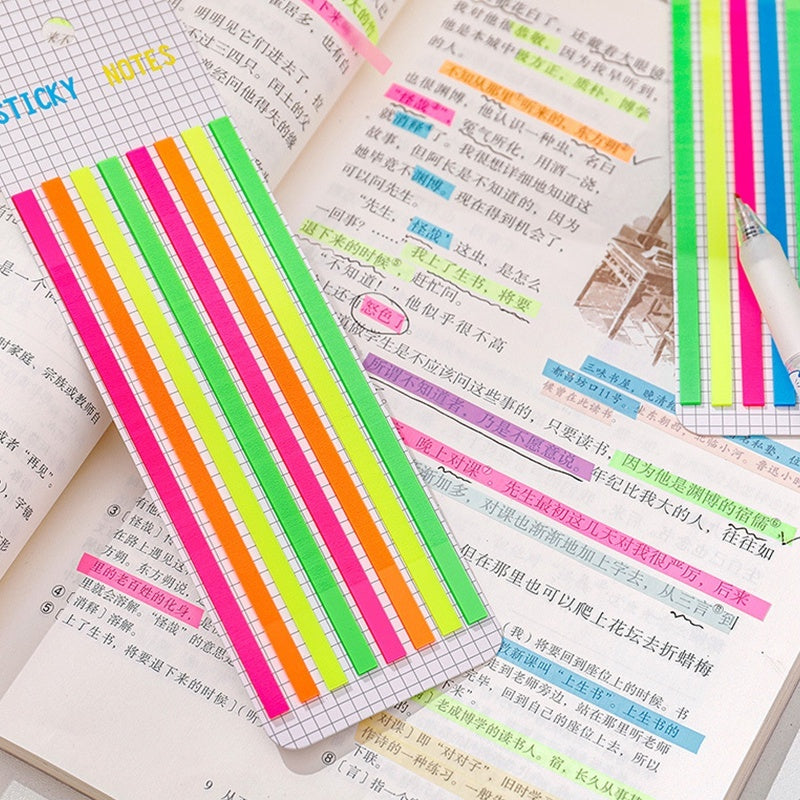 [Weststar TAS] 160s Mix Col Sticky Highlight Strips 0.5*14cm