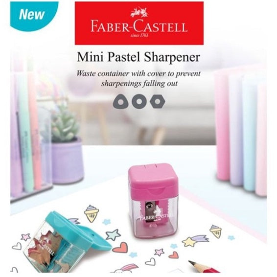 [Weststar TAS] Faber Mini Pastel Sharpener 2pcs/card