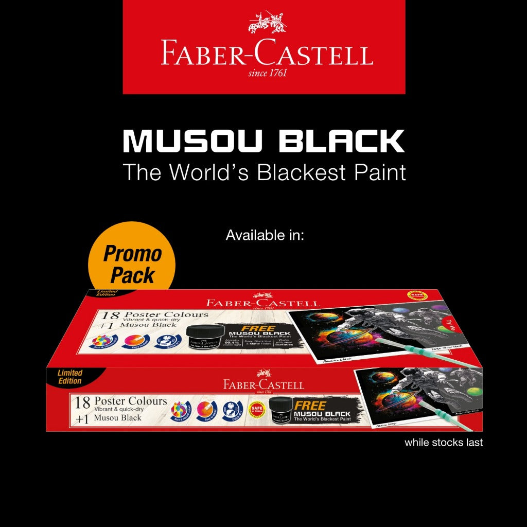 [Weststar] Faber 18c Poster Colour Set+1 Free Musou Black