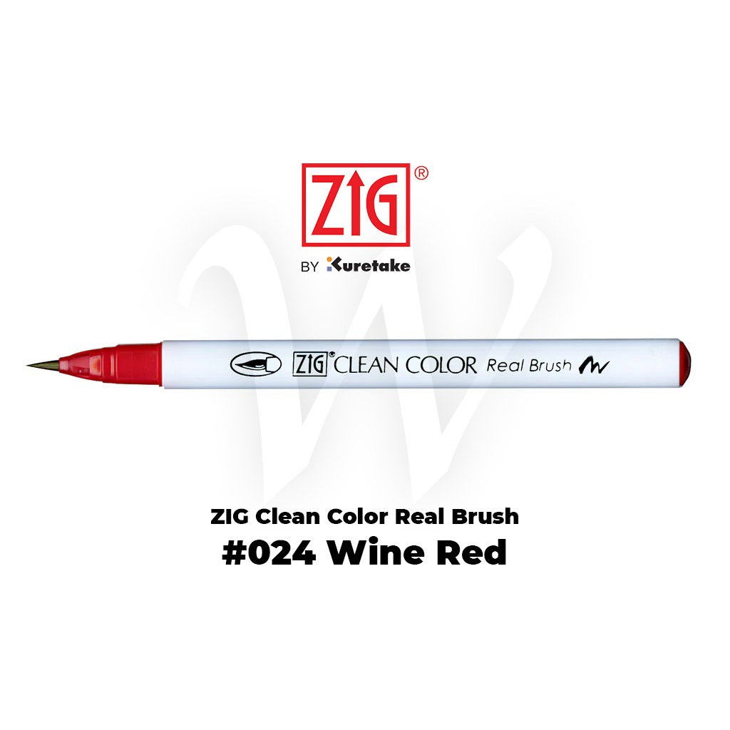 [WESTSTAR] KURETAKE ZIG Clean Color Real Brush Pen Water Color Brush Pen (Single Pc)