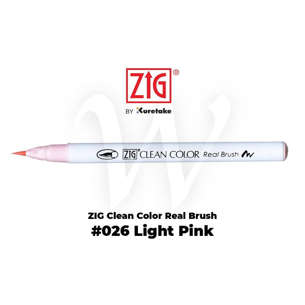 [WESTSTAR] KURETAKE ZIG Clean Color Real Brush Pen Water Color Brush Pen (Single Pc)