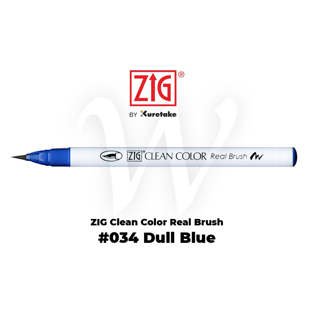 [WESTSTAR] KURETAKE ZIG Clean Color Real Brush Pen Water Color Brush Pen (Single Pc)