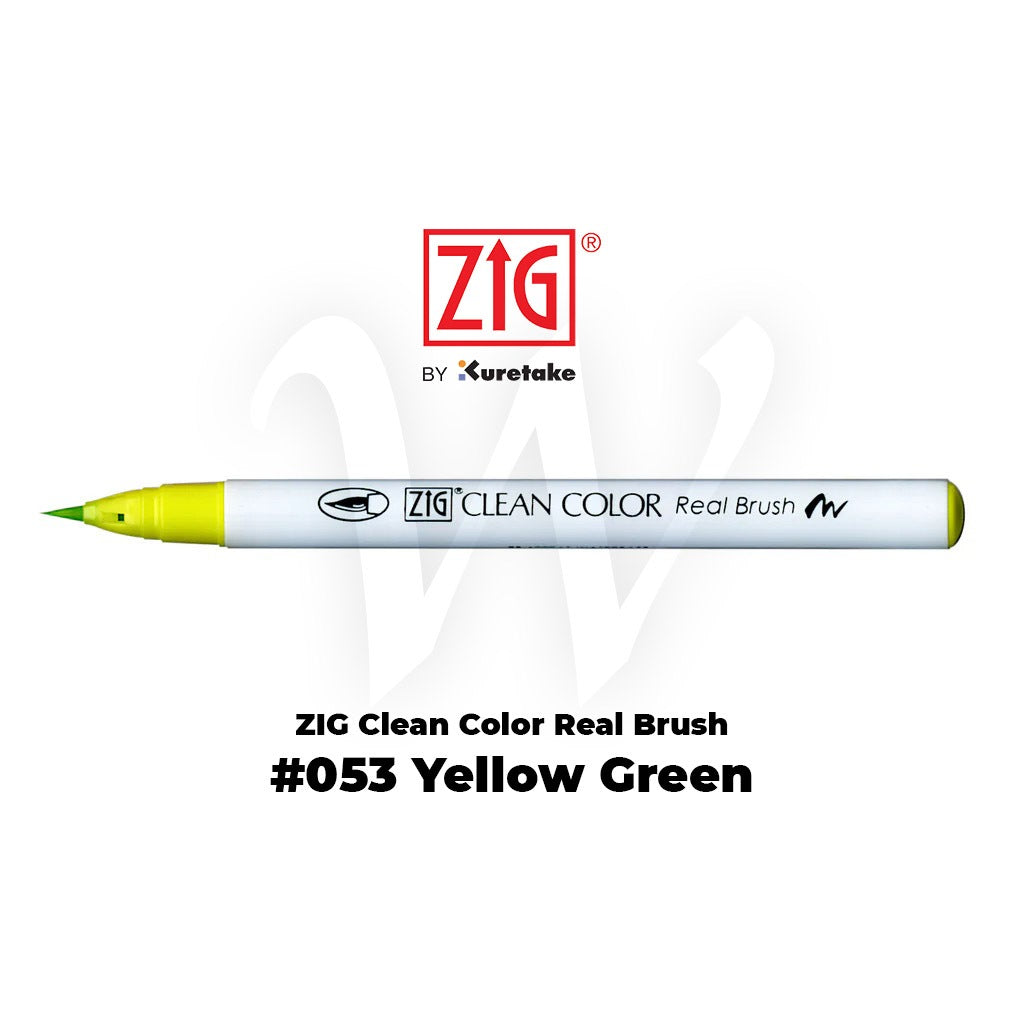 [WESTSTAR] KURETAKE ZIG Clean Color Real Brush Pen Water Color Brush Pen (Single Pc)