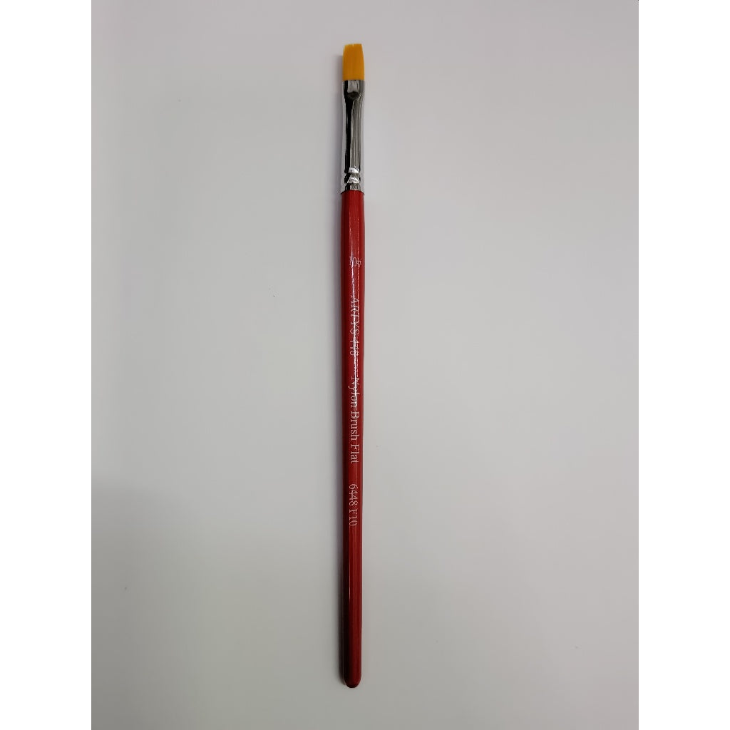[WETAS] 1/2 ARTYS 448 Nylon Brush Flat Nylon Brush for Watercolor, Gouache, Acrylic -  Size 0 to 2"