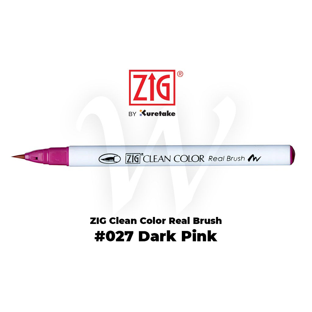 [WESTSTAR] KURETAKE ZIG Clean Color Real Brush Pen Water Color Brush Pen (Single Pc)