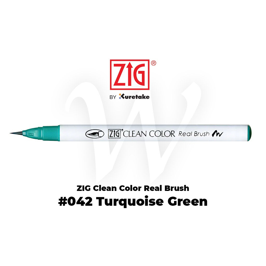 [WESTSTAR] KURETAKE ZIG Clean Color Real Brush Pen Water Color Brush Pen (Single Pc)