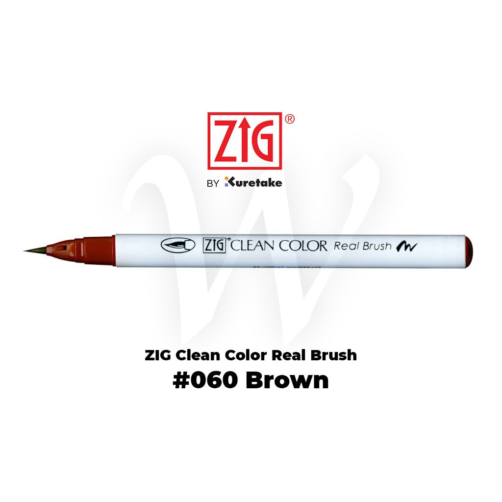 [WESTSTAR] KURETAKE ZIG Clean Color Real Brush Pen Water Color Brush Pen (Single Pc)