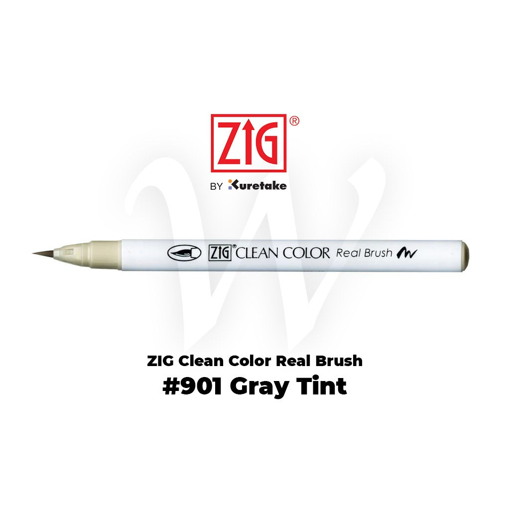 [WESTSTAR] KURETAKE ZIG Clean Color Real Brush Pen Water Color Brush Pen (Single Pc)