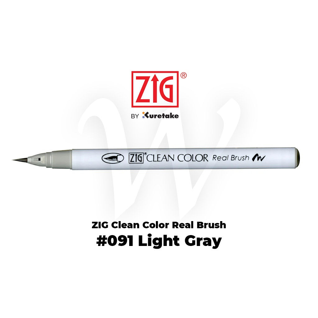 [WESTSTAR] KURETAKE ZIG Clean Color Real Brush Pen Water Color Brush Pen (Single Pc)