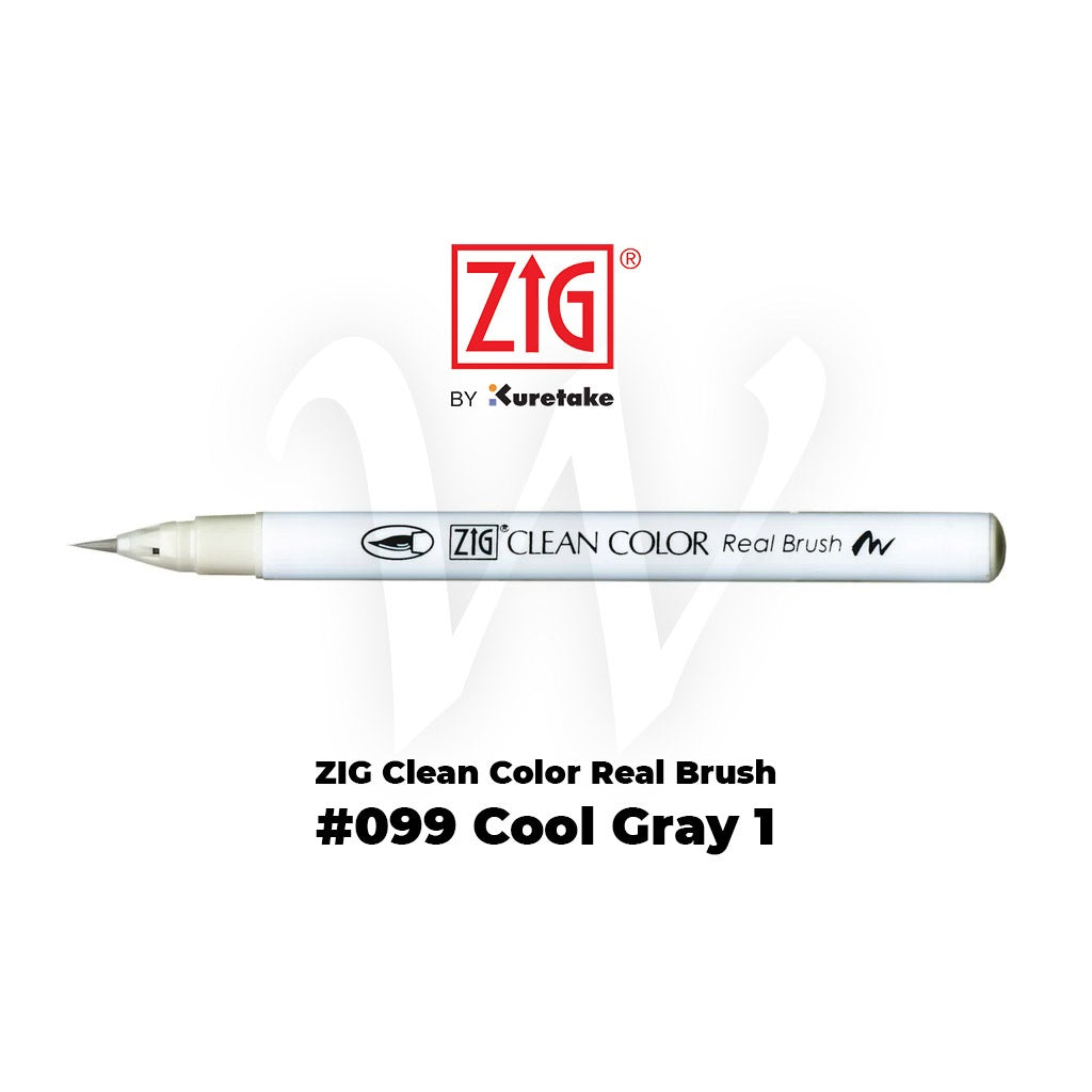 [WESTSTAR] KURETAKE ZIG Clean Color Real Brush Pen Water Color Brush Pen (Single Pc)