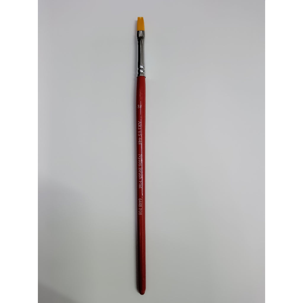 [WETAS] 1/2 ARTYS 448 Nylon Brush Flat Nylon Brush for Watercolor, Gouache, Acrylic -  Size 0 to 2"