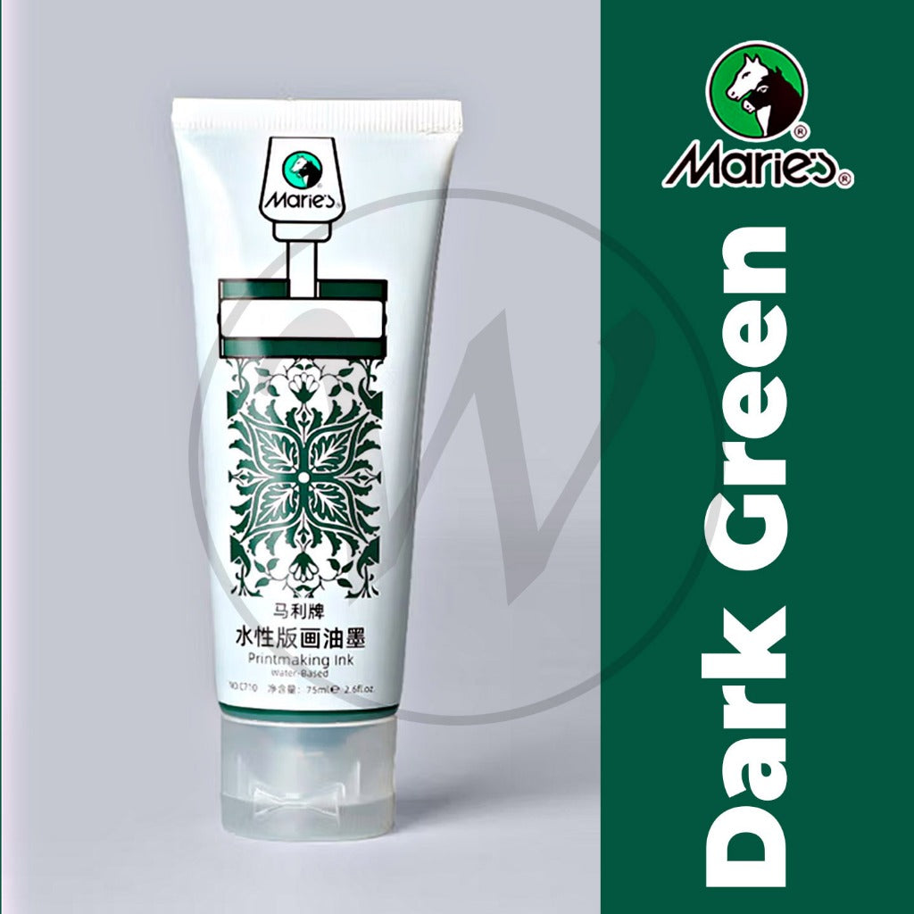[WETAS] Marie’s C710 75ml Water-Based Printmaking Lino Ink For Lino Block Printing • Silk Screen • Creative Art Projects