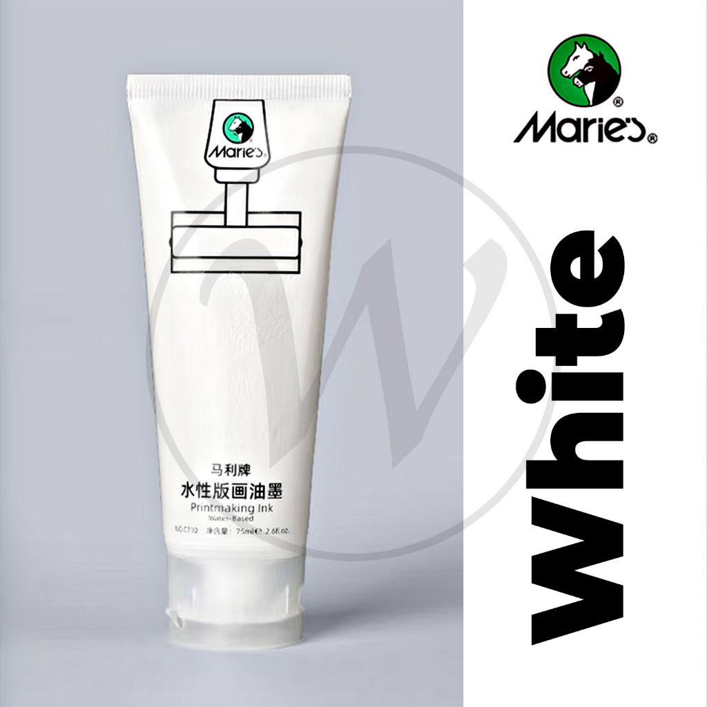 [WETAS] Marie’s C710 75ml Water-Based Printmaking Lino Ink For Lino Block Printing • Silk Screen • Creative Art Projects