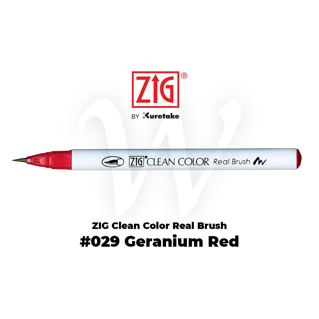 [WESTSTAR] KURETAKE ZIG Clean Color Real Brush Pen Water Color Brush Pen (Single Pc)